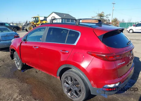 2020 Kia Sportage S from USA, damaged, VIN KNDP6CAC8L7659432
